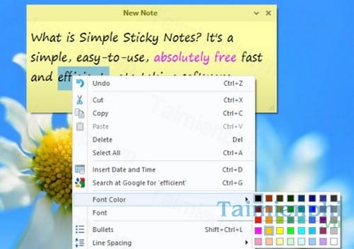 Download Sticky Notes - Tạo ghi chú trên màn hình máy tính