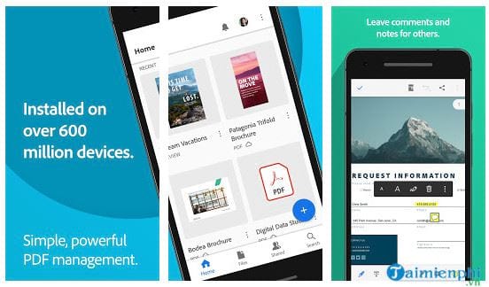 adobe acrobat reader cho android