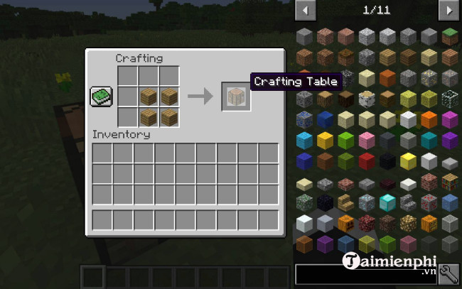 stone crafting table mod