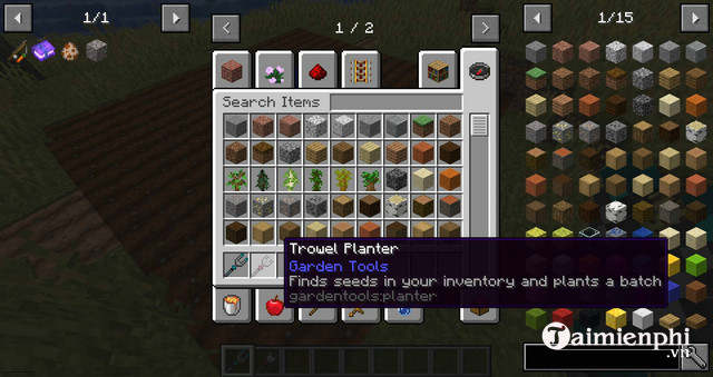 Download Gardening Tools Mod 1.15.2 - Mod thêm công cụ trồng trọt siêu