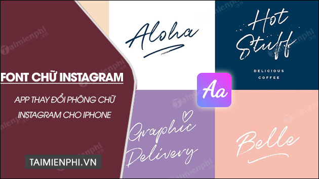 download font chu instagram