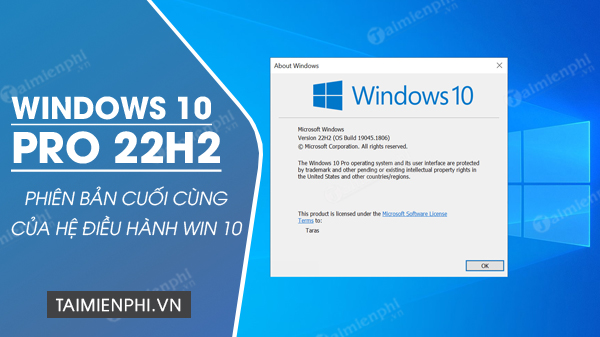 download windows 10 pro 22h2