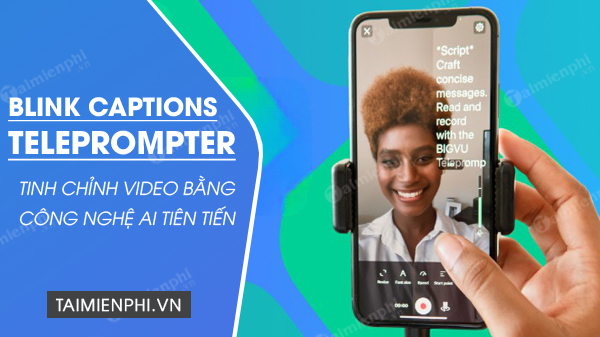 download blink captions teleprompter