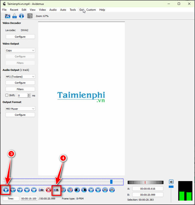 chinh sua video tren avidemux