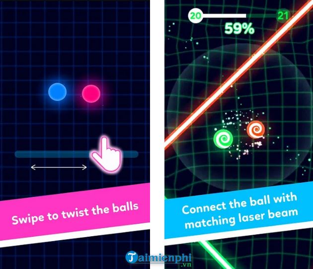 balls vs lasers