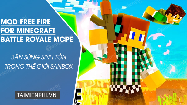 download mod free fire for minecraft battle royale mcpe