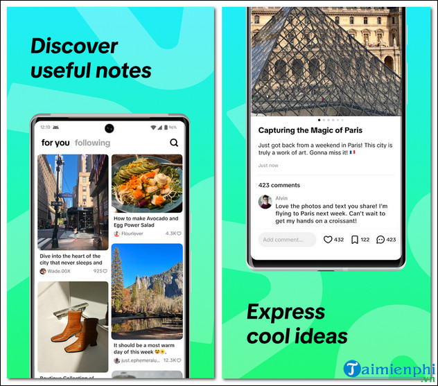 tai app tiktok notes