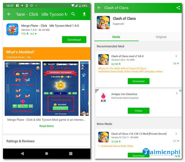 Download HappyMod APK, tải ứng dụng mod game cho Android miễn phí tai