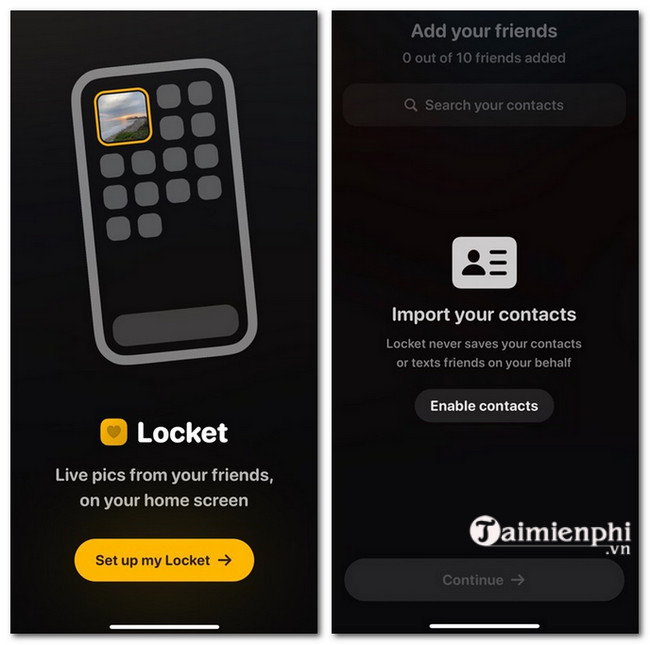 Tải Locket Widget Chia sẻ hình ảnh trực tiếp lên màn hình điện thoại