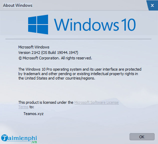 Download Windows 10 Build 19044.1947 - Bản Cập Nhật Win 10 Mới Nhất -t