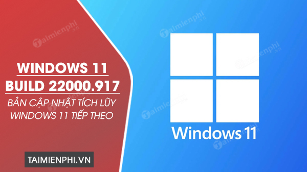 Download Windows 11 build 22000.917