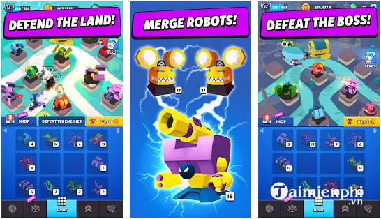 merge tower bots