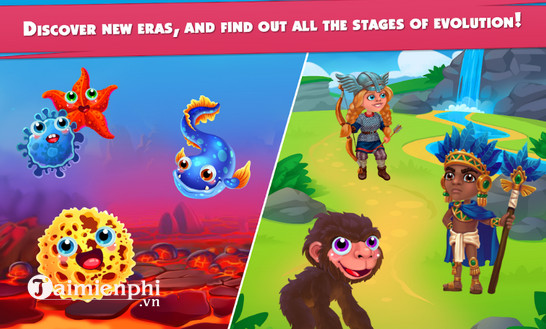 Download Game of Evolution Cho Android - Game clicker chủ đề tiến hóa