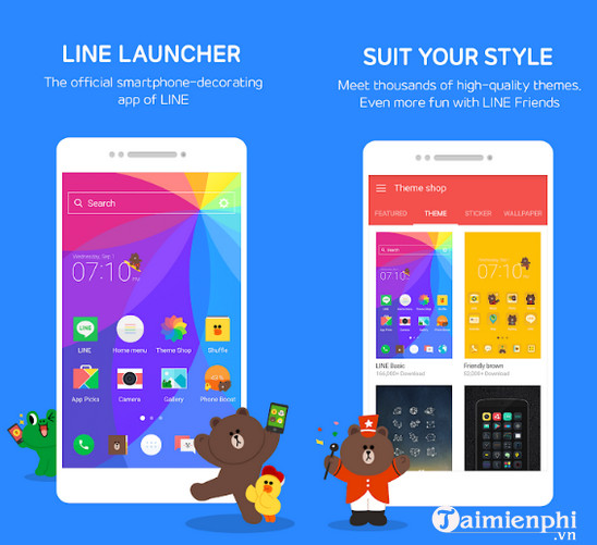 line launcher