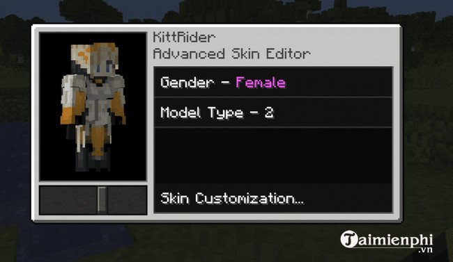 advanced skin customization mod