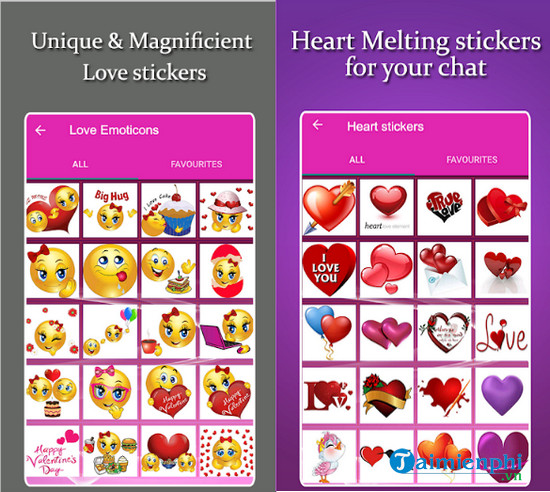love stickers for viber