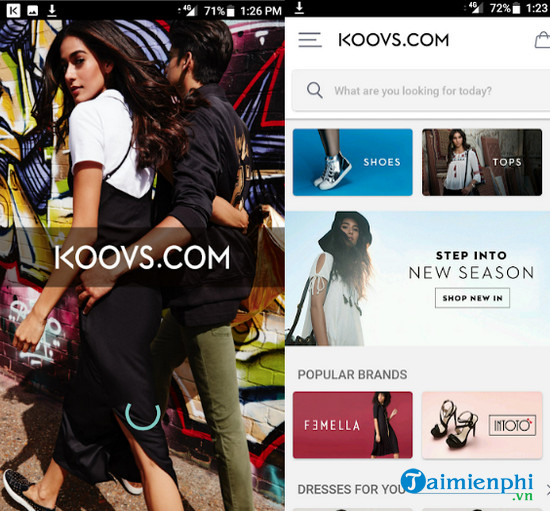 koovs online shopping app