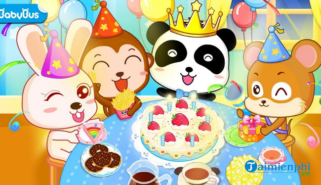 baby pandas birthday party