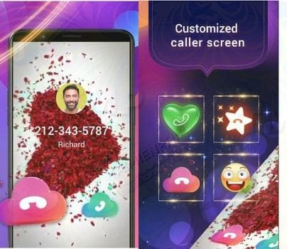 rose love caller screen