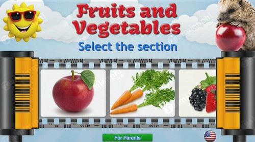 fruits and vegetables for kids