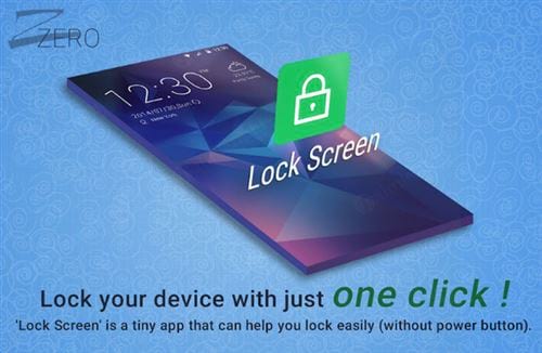 zero lock screen
