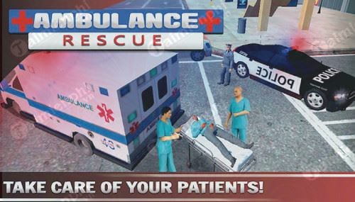 ambulance rescue driving