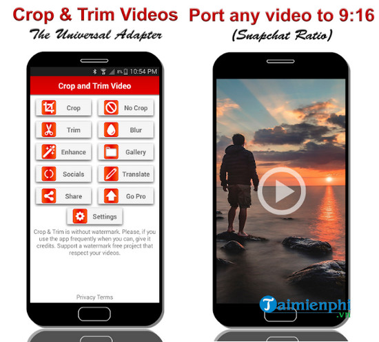 crop and trim video