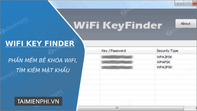 wifi key finder tim pass wifi