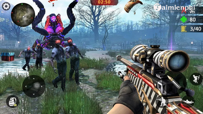 zombie survival 3d gun shooter
