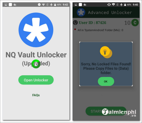 nq vault unlocker