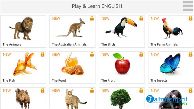 play and learn english
