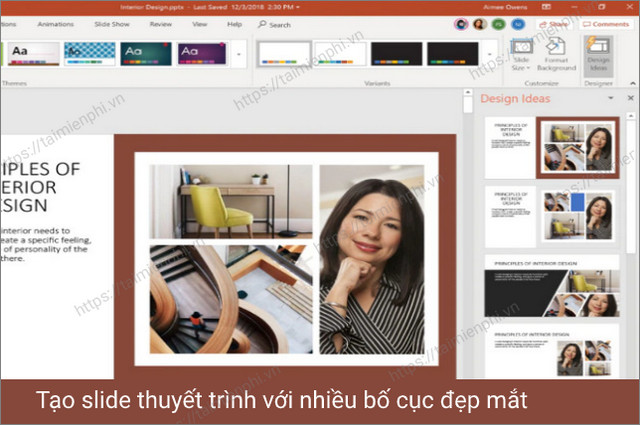 cach thay doi hinh nen slide trong powerpoint 2010 2