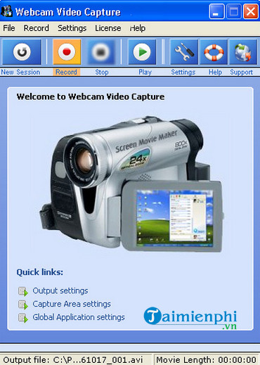 webcam video capture
