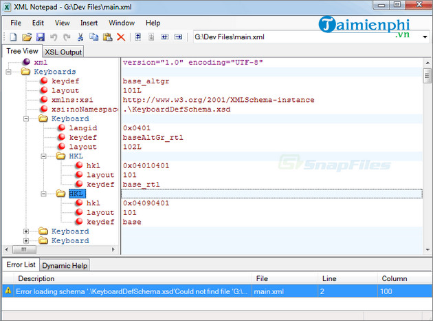 download xml notepad