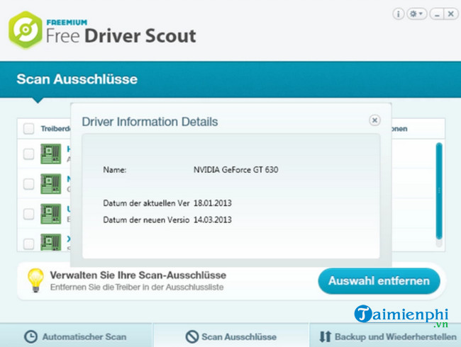 free driver scout