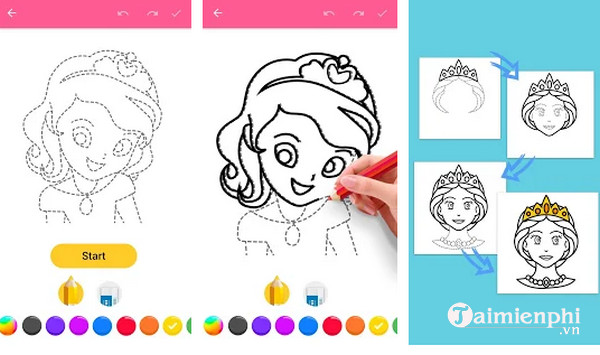 how to draw princess