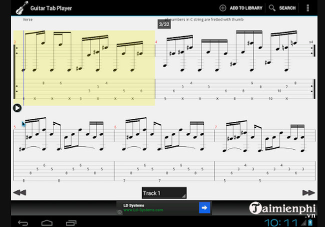 guitar tab player