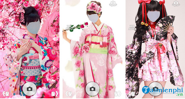kimono photo montage