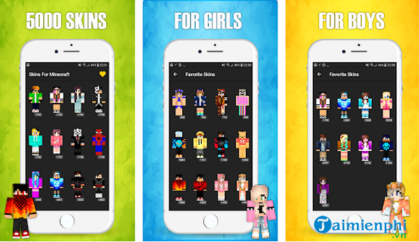 girls skins for minecraft