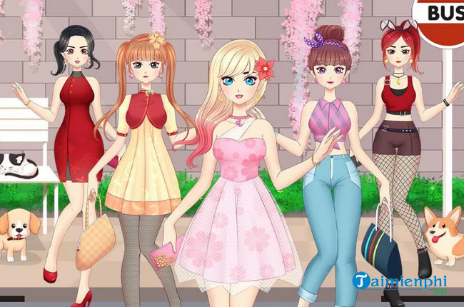 anime girls fashion