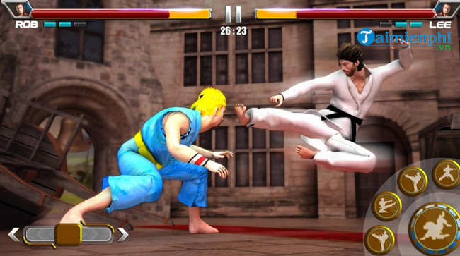 real karate fighting