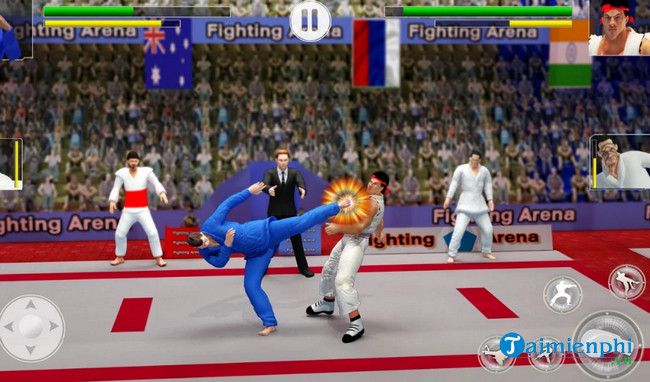 tag team karate fighting