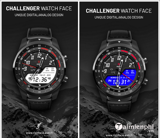 challenger watch face