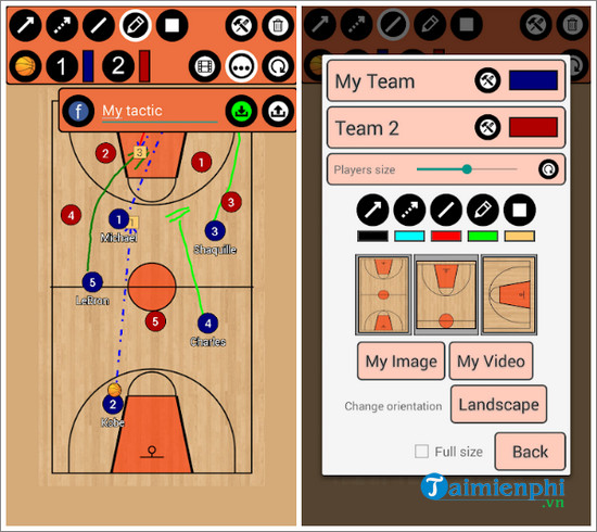 basketball tactic board