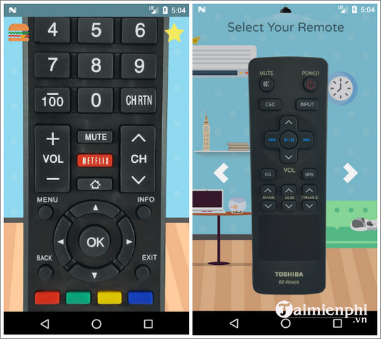 remote control for toshiba