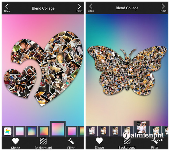 shape collage photo editor