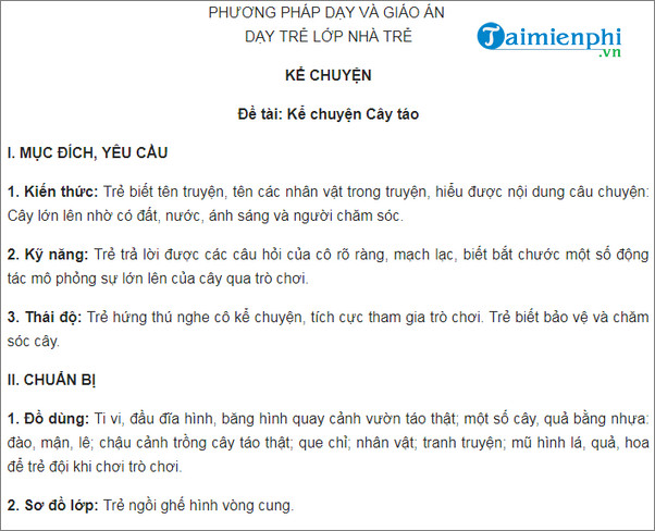 Mẫu Giáo Án Dạy Học Theo Chủ Đề, Dự Án Chuẩn Của Bộ Giáo Dục -Taimienp