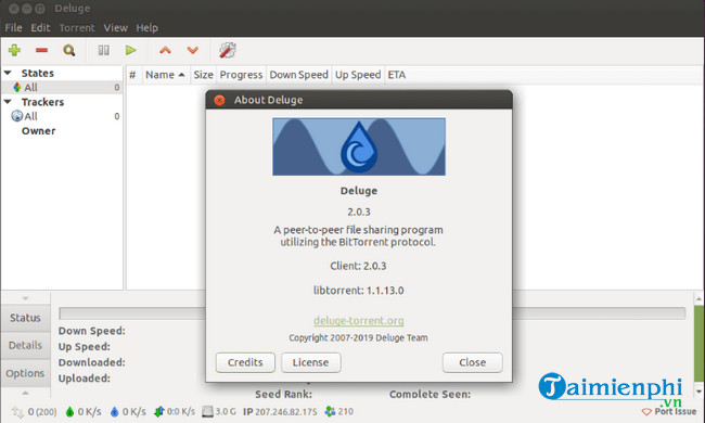 deluge for linux