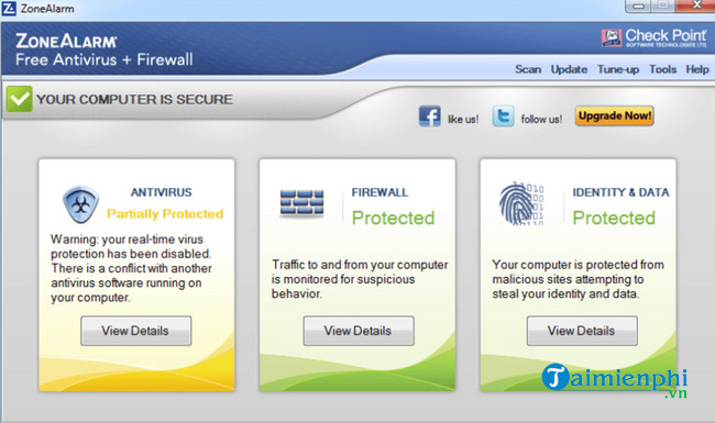 zonealarm free antivirus and firewall