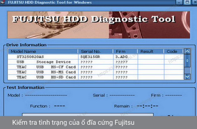 fujitsu diagnostic tool